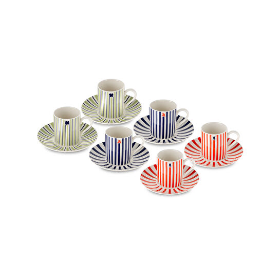 Emsan Destiny 6'lı Kahve Fincan Takımı 100 ml