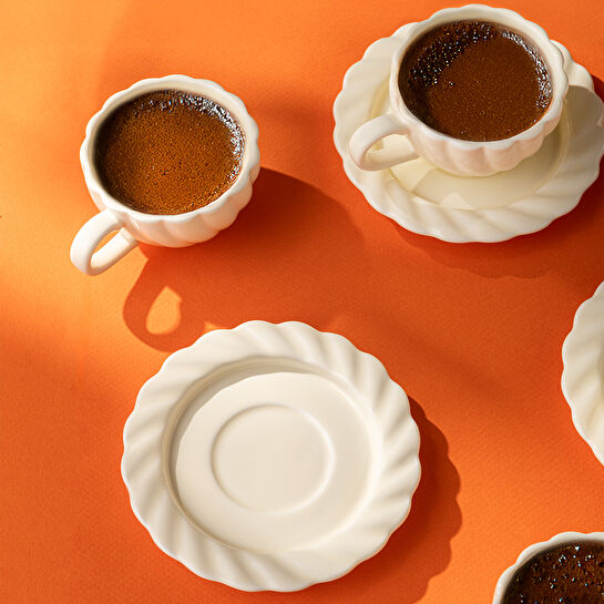 Emsan Sunshine 6'lı Kahve Fincan Takımı 80 ml