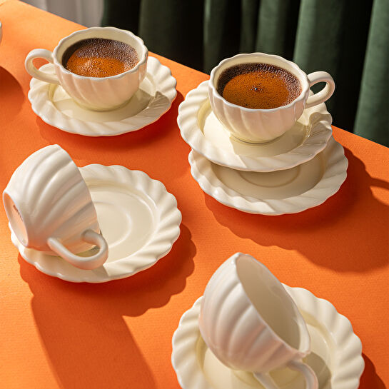 Emsan Sunshine 6'lı Kahve Fincan Takımı 80 ml