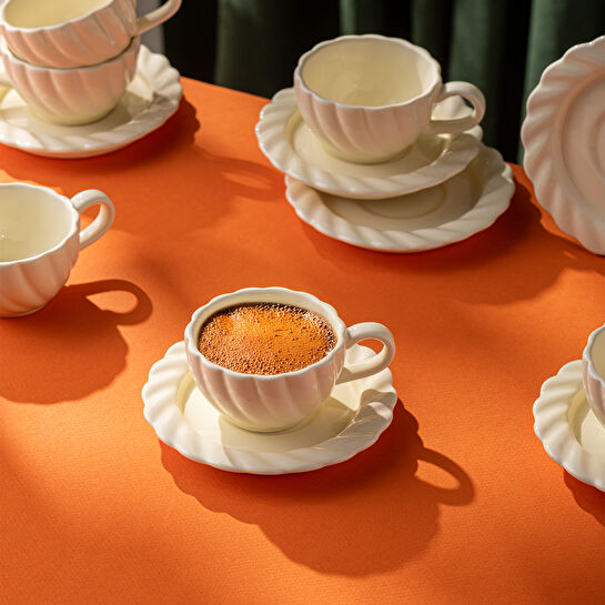 Emsan Sunshine 6'lı Kahve Fincan Takımı 80 ml