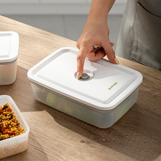 Emsan Freshlock Vakum Makineli 3'lü Saklama Kabı