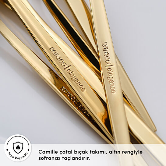 Karaca Camille 12 Kişilik 84 Parça Çatal Kaşık Bıçak Takımı