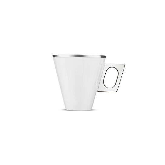 Emsan Zen 6'lı Kahve Fincan Takımı Platin 80 ml