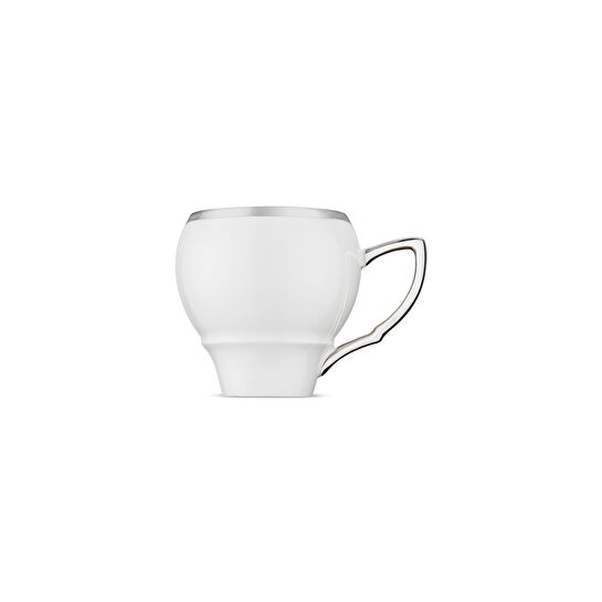 Emsan Florea 6'lı Kahve Fincan Takımı Platin 90 ml