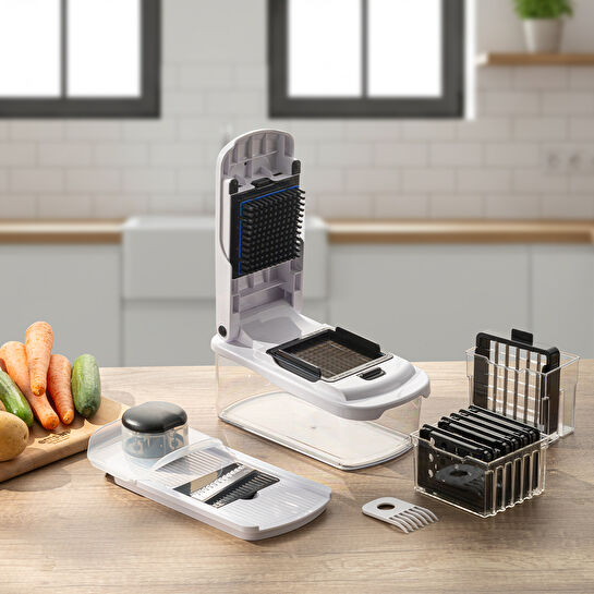 Emsan Smart Hazneli Doğrayıcı Beyaz 10 Parça