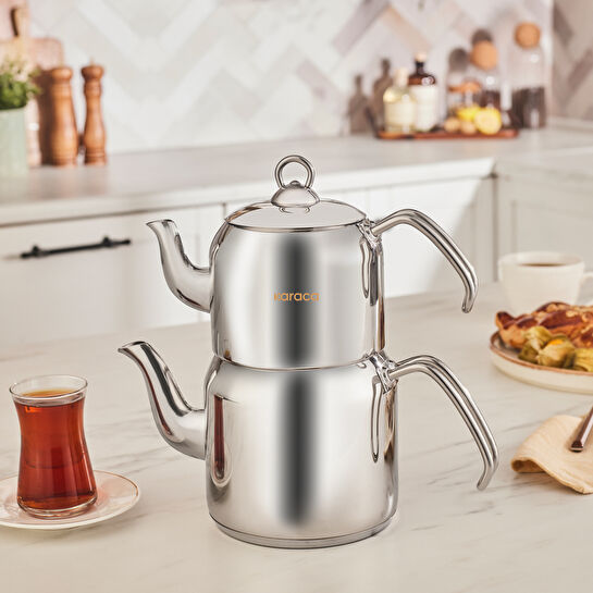 Karaca Esme İndüksiyon Tabanlı Midi Çaydanlık Takımı