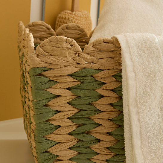 Karaca Home Knit Dekoratif Sepet Organizer 30x30x25 cm