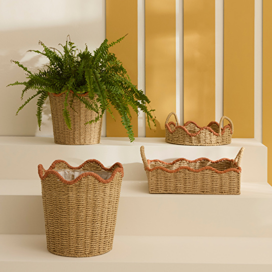 Karaca Home Shalia Dekoratif Sepet Organizer 30x8x15 cm