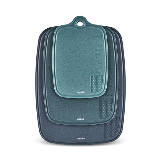 Karaca Triocut 3'lü Kesme Tahtası Yeşil