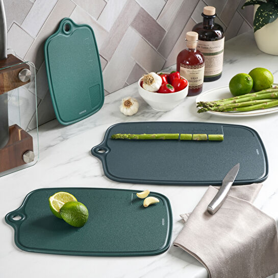 Karaca Triocut 3'lü Kesme Tahtası Yeşil