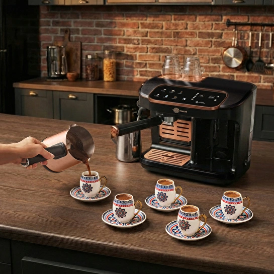Karaca Hatır Perfetto Espresso ve Türk Kahvesi Makinesi Copper