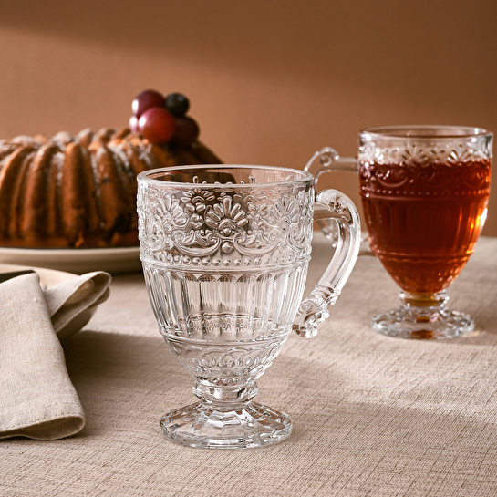 Karaca Leyla 4 Kişilik Çay Fincan Seti 190 ml