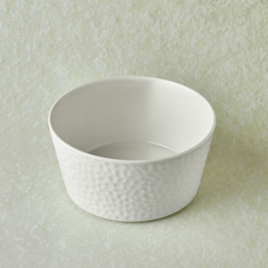 Karaca x Refika Bembeyaz Yuvarlak Salata Kasesi 20 cm