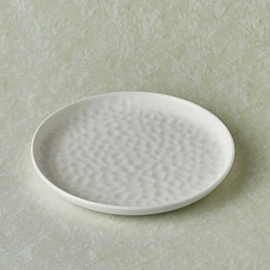 Karaca x Refika Bembeyaz Yuvarlak Tatlı Tabağı 18 cm