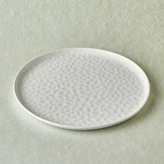 Karaca x Refika Bembeyaz Yuvarlak Servis Tabağı 28 cm