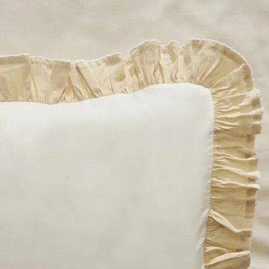 Kaşmir Home Lisa %100 Pamuk Tek Kişilik Nevresim Takımı Offwhite