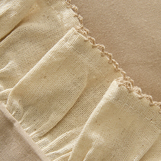 Kaşmir Home Lisa %100 Pamuk Çift Kişilik Nevresim Takımı Bej