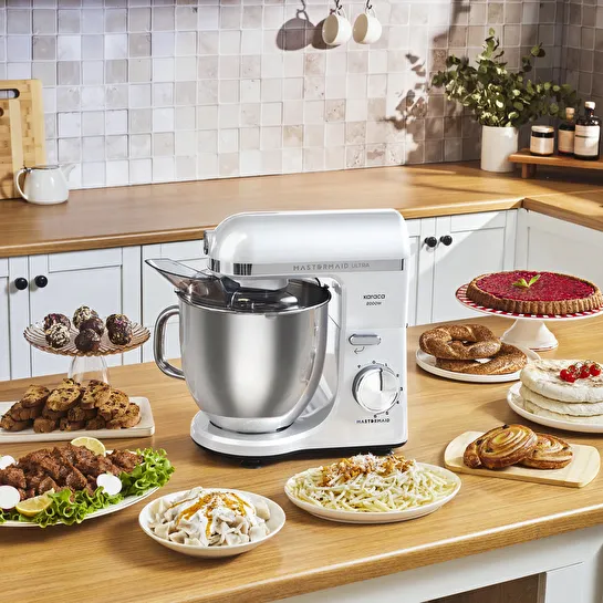 Karaca Mastermaid Chef Ultra M2000W Hamur Yoğurma Makinesi Pearl White 7L