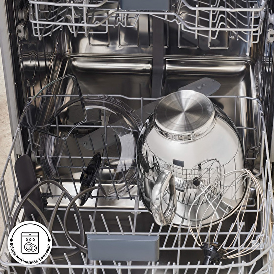Karaca Mastermaid Chef Ultra D2000W Dijital Ekranlı Hamur Yoğurma Makinesi Galaxy Grey 7L