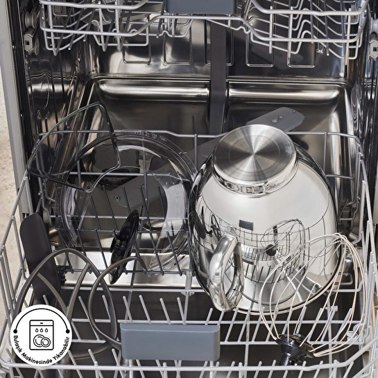 Karaca Mastermaid Chef Ultra D2000W Dijital Ekranlı Hamur Yoğurma Makinesi Matte White 7L