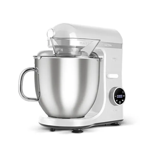 Karaca Mastermaid Chef Ultra D2000W Dijital Ekranlı Hamur Yoğurma Makinesi Matte White 7L