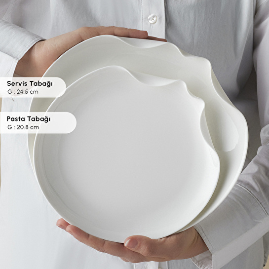 Karaca Earth Collection Crest 55 Parça 12 Kişilik Yemek Takımı