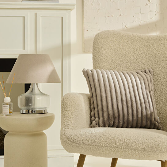 Karaca Home Shay Dolgulu Kırlent 43x43 cm Gri