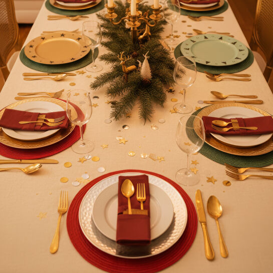 Karaca Home New Year Yılbaşı Snow Supla Gold 33 cm