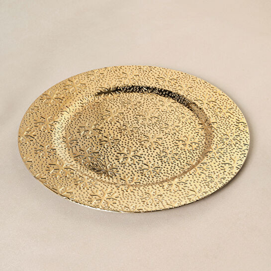 Karaca New Year Yılbaşı Snow Supla Gold 33 cm