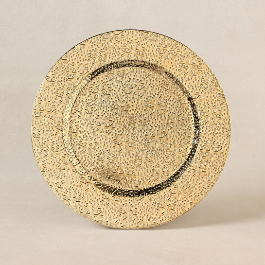 Karaca New Year Yılbaşı Snow Supla Gold 33 cm