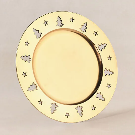 Karaca Home New Year Yılbaşı Tree Supla Gold 33 cm