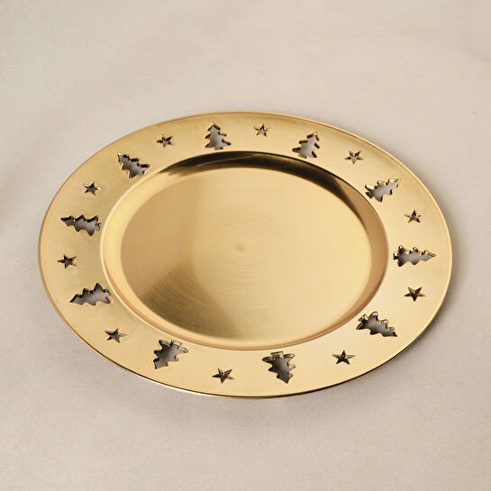 Karaca Home New Year Yılbaşı Tree Supla Gold 33 cm