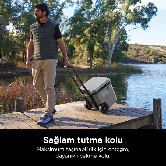 Ninja FrostVault Tekerlekli Cooler 28 Litre Gri