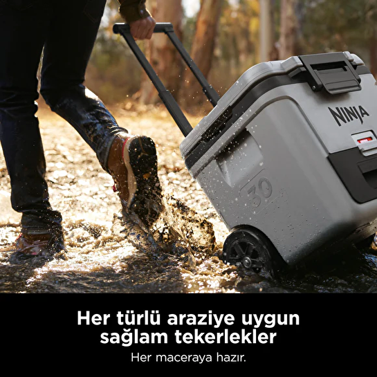 Ninja FrostVault Tekerlekli Cooler 28 Litre Gri
