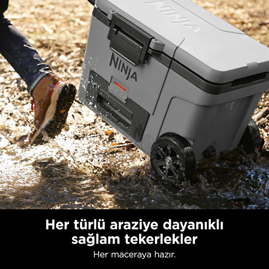 Ninja FrostVault Tekerlekli Cooler 42 Litre Gri