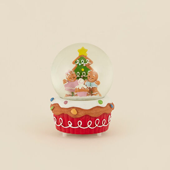 Karaca Home New Year Yılbaşı Cupcake Müzikli Yılbaşı Kar Küresi
