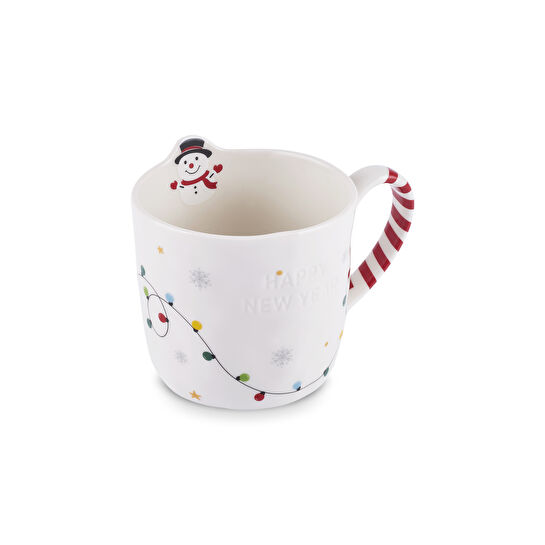 Karaca New Year Yılbaşı Flake Kupa 450 ml