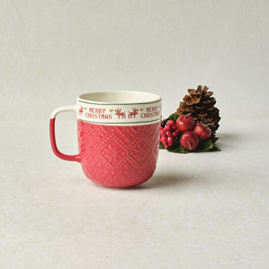 Karaca New Year Yılbaşı Deer Kupa 390 ml