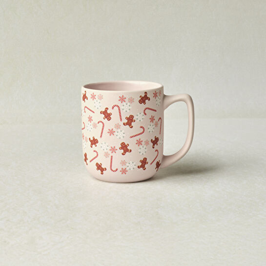 Karaca New Year Yılbaşı Gingerbread Soft Touch Kupa 470 ml