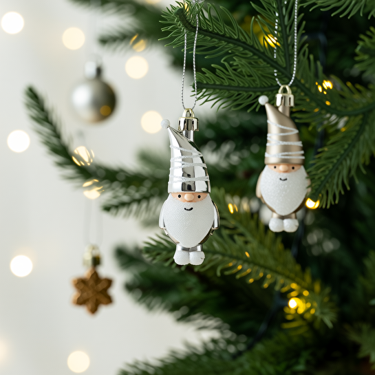 Karaca Home New Year Yılbaşı Bronze 65 Parça Ağaç Süsü Seti