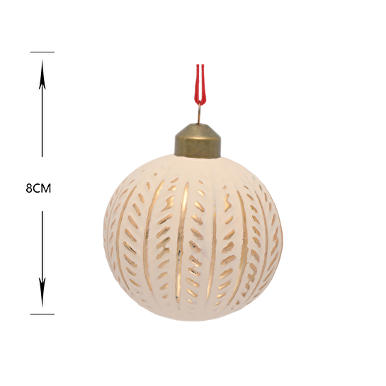 Karaca Home New Year Yılbaşı Shining 3 Adet Ağaç Süsü Seti