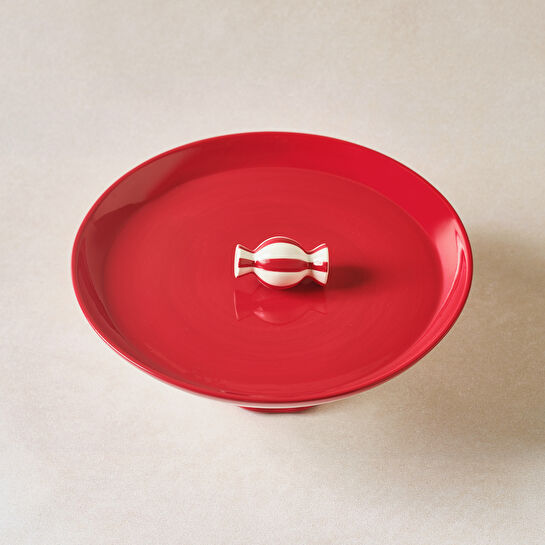 Karaca New Year Yılbaşı Candy Twist Kek Standı 25,4 cm