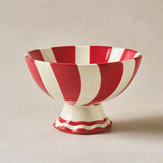 Karaca New Year Yılbaşı Candy Twist Kase 17,5 cm