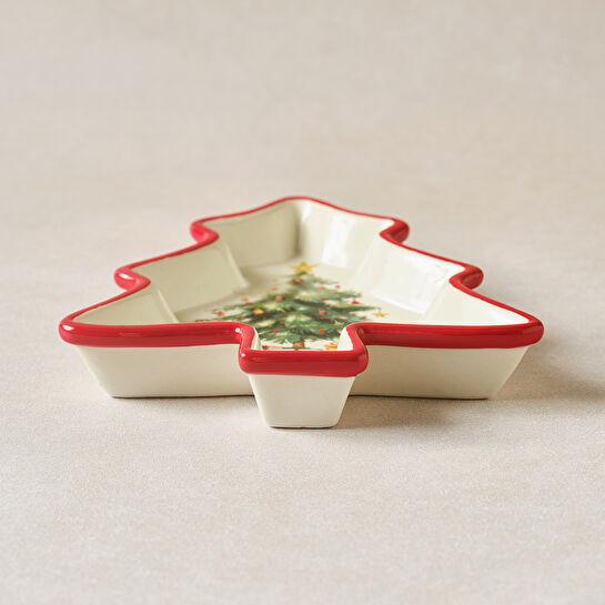 Karaca New Year Yılbaşı Cottage Çerezlik 16,5 cm