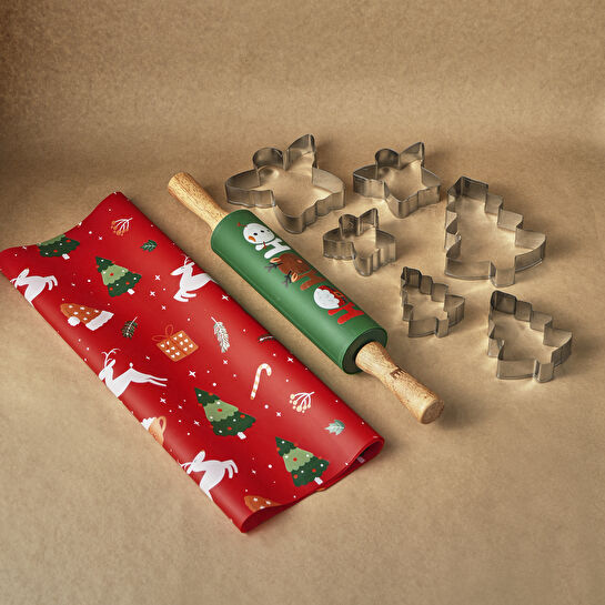 Karaca New Year Yılbaşı 8 Parça Kurabiye Seti