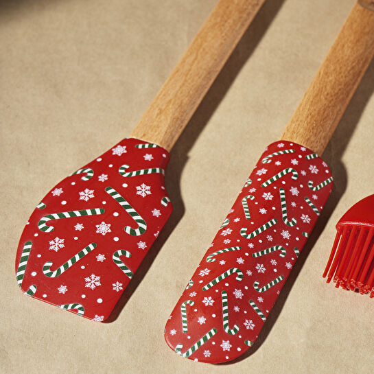 Karaca New Year Yılbaşı 4 Parça Pasta Hazırlık Seti