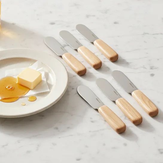 Karaca Break 6 Parça Ahşap Saplı Tereyağı Reçel Çikolata Bıçağı