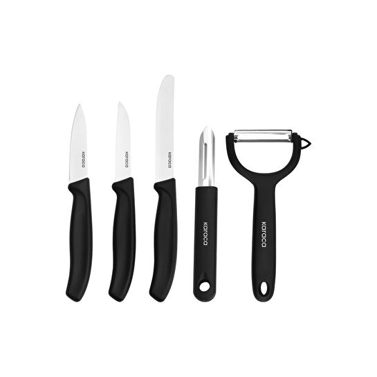 Dr.Inox Forces 5 Parça Bıçak Seti Black