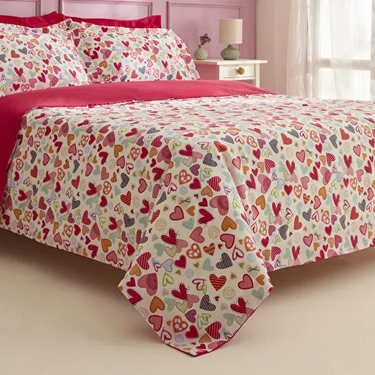 Sarah Anderson Amour Glow Çift Kişilik Nevresim Takımı Multicolour