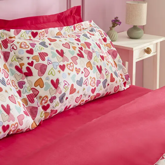 Sarah Anderson Amour Glow Tek Kişilik Nevresim Takımı Multicolour